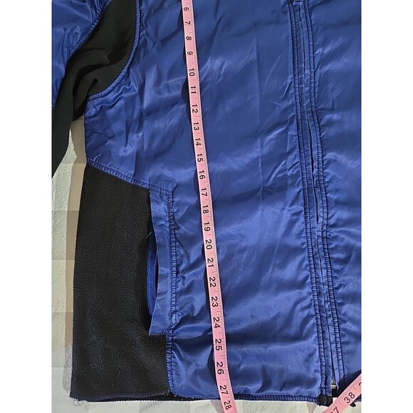 Nike Men's Blue Black Full Zip Fleece Lined Track Jacket Size L - Picture 10 of 13